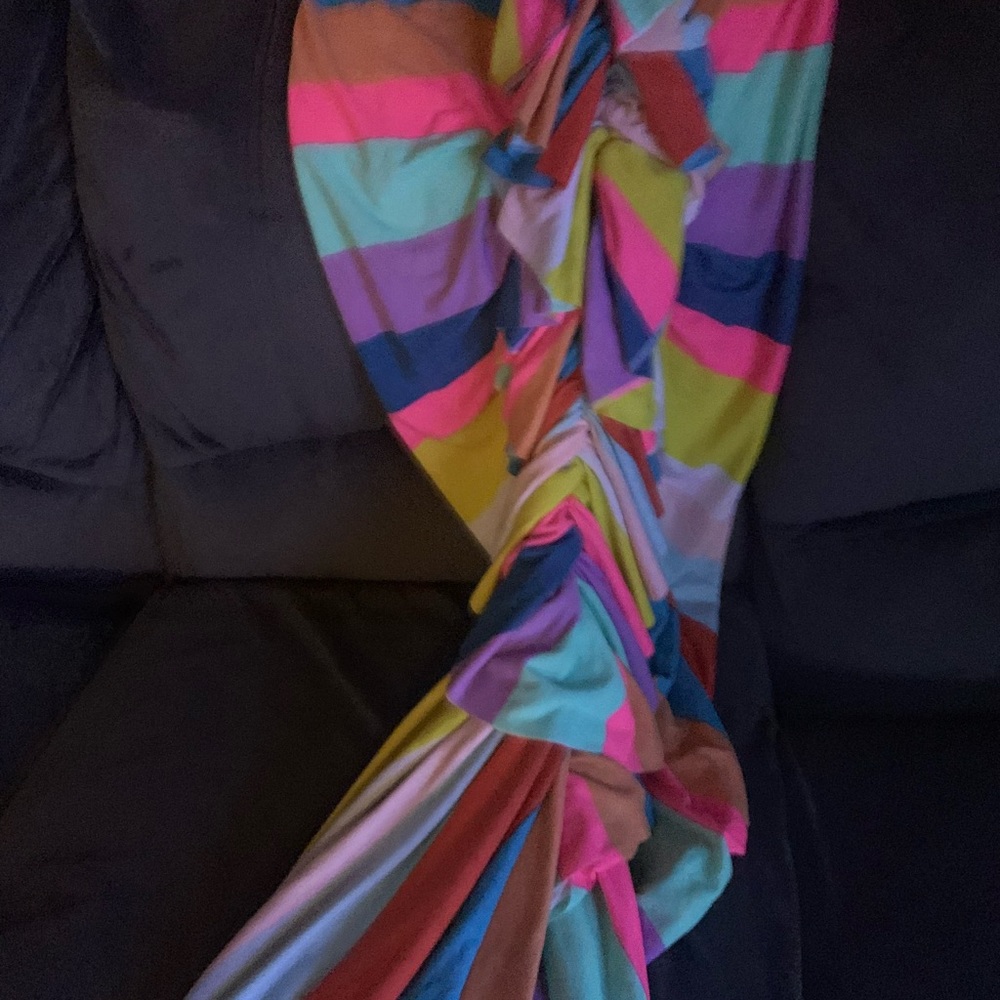 COLORFUL STRIPPED DRESS - Picture 8 of 16